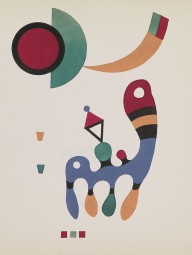 Wassily Kandinsky-Kandinsky, W., 11 tableaux et 7 po�mes.Mit b1 pochoirkolor. Orig.-Graphik  und 10 