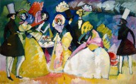 Vasily Kandinsky-Group in Crinolines-ZYGU18470