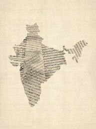 17688384_India_Map,_Old_Sheet_Music_Map_Of_India