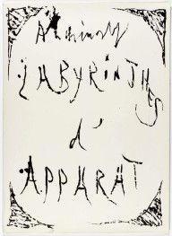 Ceremonial Labyrinths (Labyrinthes d'apparat)_1972 (published in 1973)