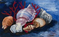EXTER, ALEXANDRA(1882-1949) Still Life with Sea Shells