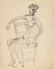 Female Nude Seated in a Chair-ZYGR68959