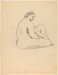 Female Nude Seated on the Ground, Facing Right-ZYGR68595