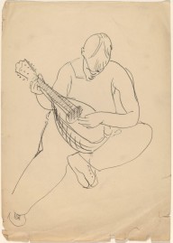 Figure Playing a Lute-ZYGR69022