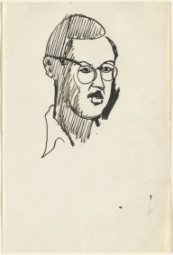 Head of a Male, with Mustache and Glasses-ZYGR68852