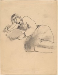 Woman Reclining to the Left, Pillow at Hand-ZYGR68721