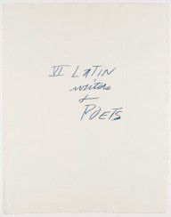 ZYMd-72319-Title page from the portfolio Six Latin Writers and Poets 1975-76