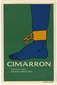 ZYMd-192500-Cimarron (Poster for the documentary film directed by Sergio Giral) 1967
