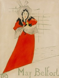 Henri de Toulouse-Lautrec-May Belfort. 1895.