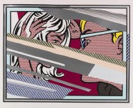 Roy Lichtenstein-Reflections on Conversation. 1990.