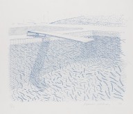 David Hockney-Lithographic Water made of lines. 19781980.