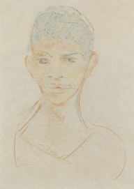 Otto Mueller-Kopf eines Negerm�dchens. Um 1927.
