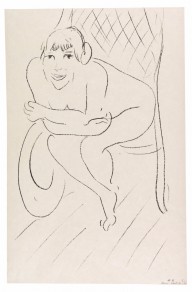 Henri Matisse-Nu au rocking chair. 1913.
