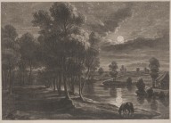 Moonlit River Landscape-ZYGR142962