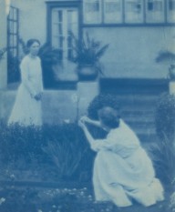 Letitia Felix and Her Sister in a Garden-ZYGR139533