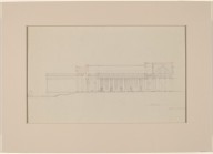 Early Section Study for Site on Axis of the White House-ZYGR64423