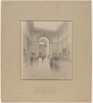 Early Study of Exhibition Gallery off  Central Gallery-ZYGR64450