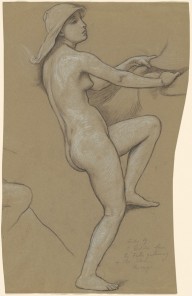 Standing Female Nude I (study for The Fates Gathering in the Stars)-ZYGR184990
