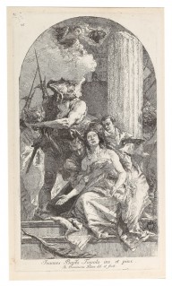 Meisterzeichnungen und Druckgraphik bis 1900, Aquarelle, Miniaturen - Giovanni Domenico Tiepolo-6621