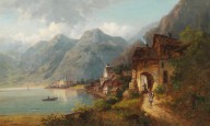 Ölgemälde und Aquarelle des 19. Jahrhunderts - R. Varoni, Künstler Ende 19. Jahrhundert-65808_5