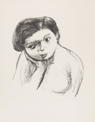 Zao Wou-Ki-Portrait de fillette. 1949.
