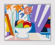Tom Wesselmann-Still Life with Lilies and Mixed Fruit. 1997 98.