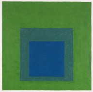 Josef Albers-Squares Blue and Cobalt Green in Cadmium Green. 1958.