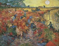 Vincent van Gogh-The Red Vineyard at Arles  1888