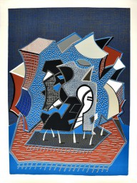 David Hockney-Très (End of Triple)  1990