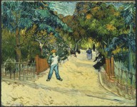 Vincent van Gogh-Entrance to the Public Gardens in Arle  1888