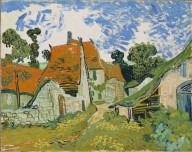Vincent van Gogh-Street in Auvers-sur-Oise   1890