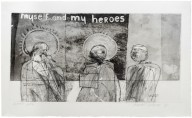 David Hockney-Myself and My Heroes  1961
