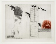 David Hockney-The Start of the Spending Spree...  from A Rake's Progress  1963