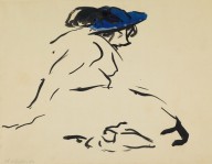 180141------Woman seated on ground_Francis Campbell Boileau Cadell