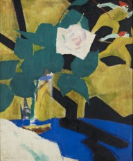 50342------The Rose and the Lacquer Screen_Francis Campbell Boileau Cadell