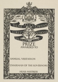 178128------Dame Alice Owen's Girls' School[6] Prize Certificate_Jozef Sekalski