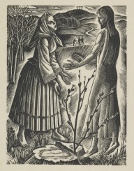 178138------Noli me Tangere (design for an Easter Card)_Jozef Sekalski