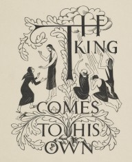 The King Comes into his Own (theatre programme design)-Jozef Sekalski