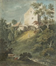 95266------Landscape with a Stream and Windmill_Patrick Syme