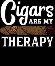 31248857 funny-cigar-smoker-cigars-are-my-therapy-michael-s 4500x5400px