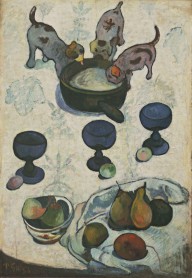 Gauguin, Still Life with Three Puppies